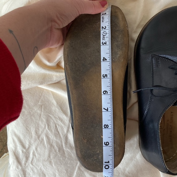 AINTAP Feel Barefoot Minimalist zero drop handmade black leather oxfords W9 EU40 - Picture 9 of 10